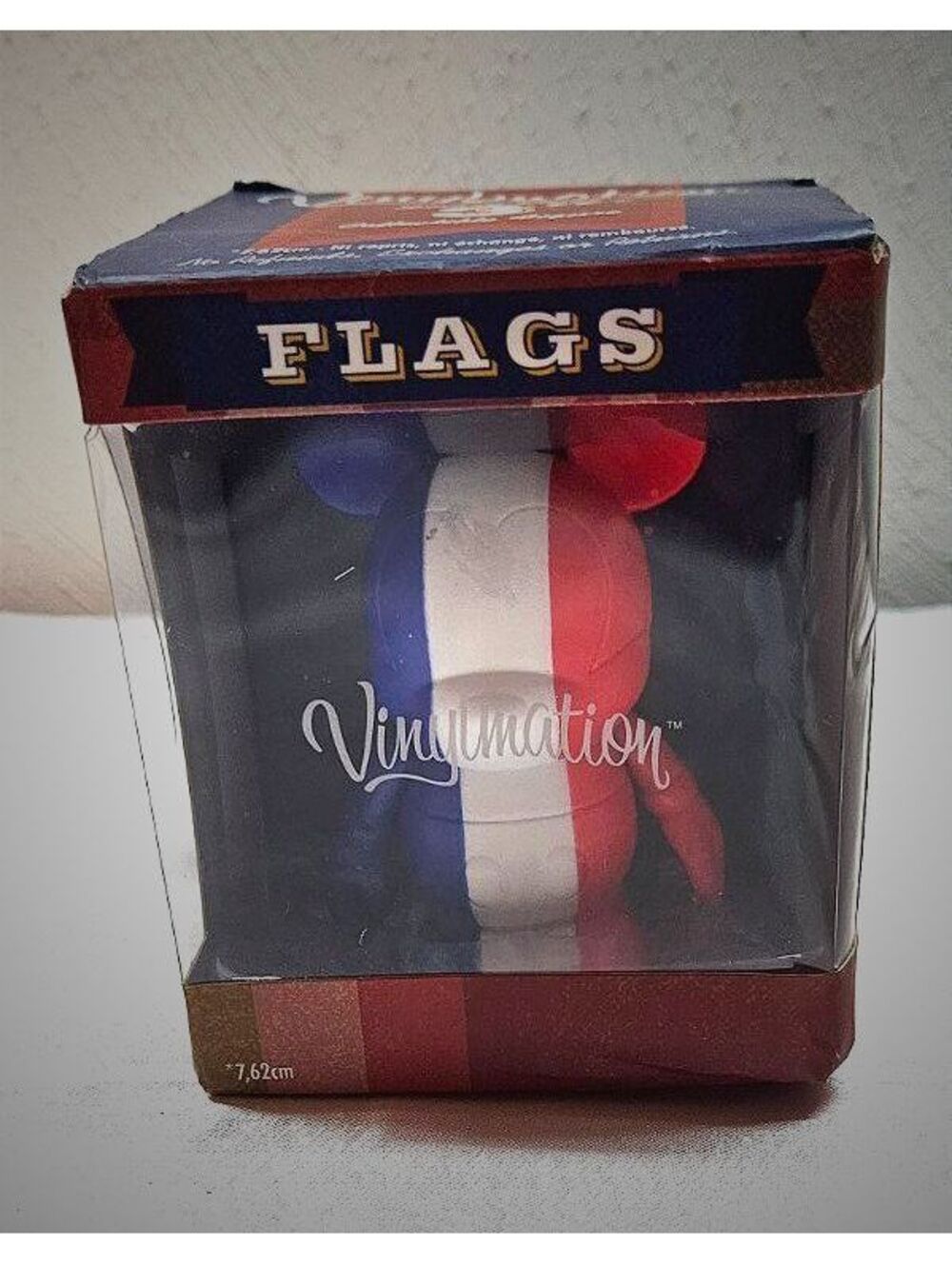 Disney Vinylmation Flags France 3" Vinyl Figure French Flag Original Box